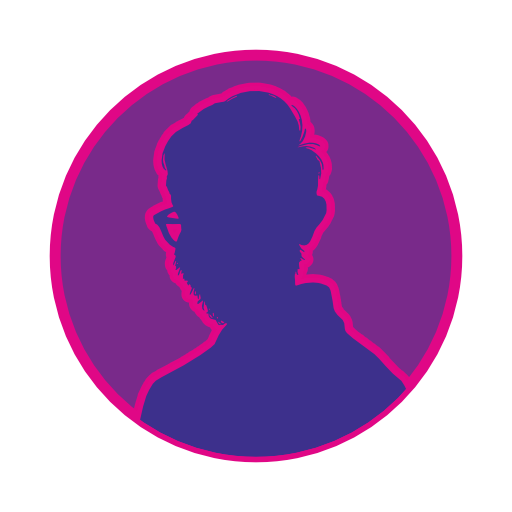 An image of a stylized silhouette of a man.