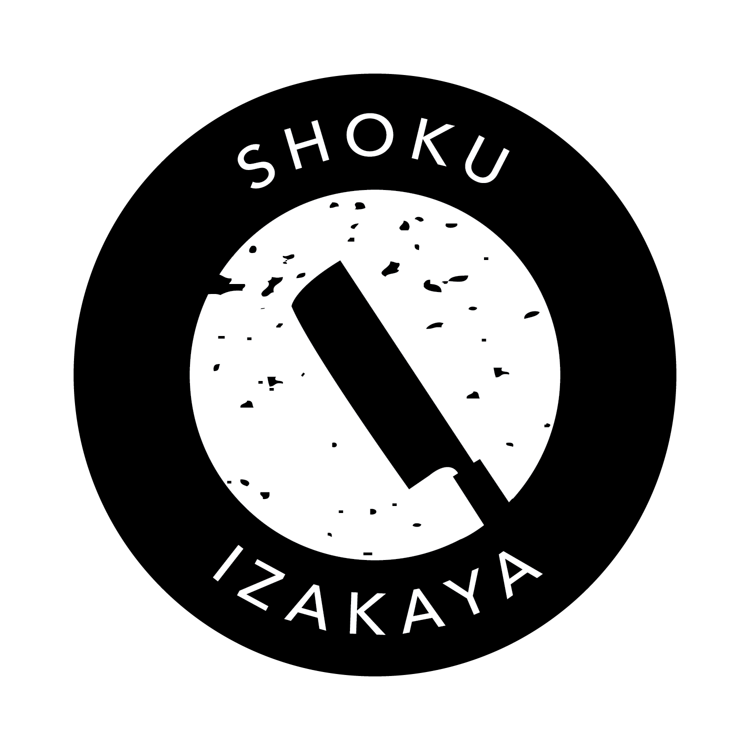 shoku icon 1 white on black
