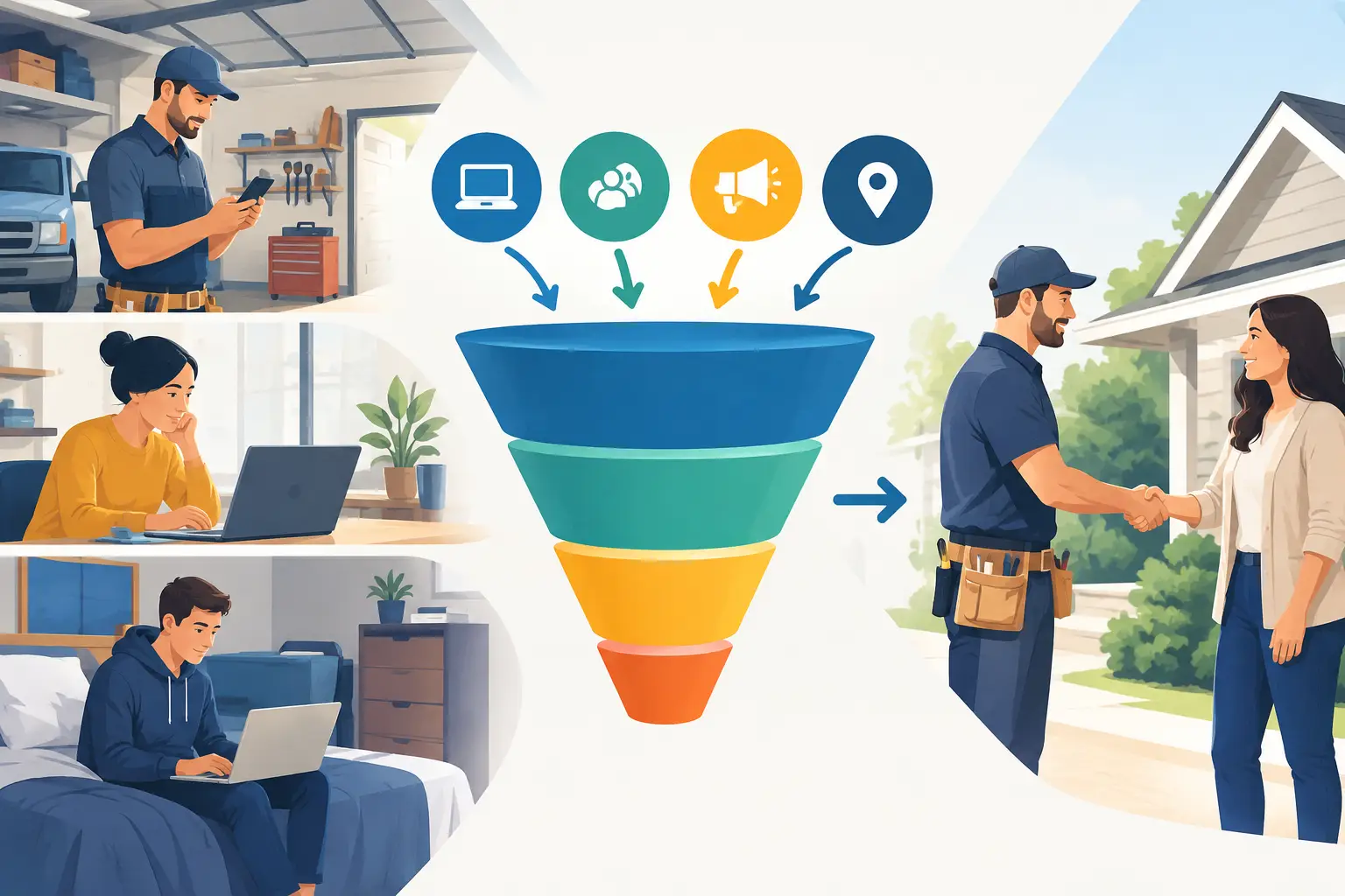 Marketing Funnel for Contractors That Wins Jobs